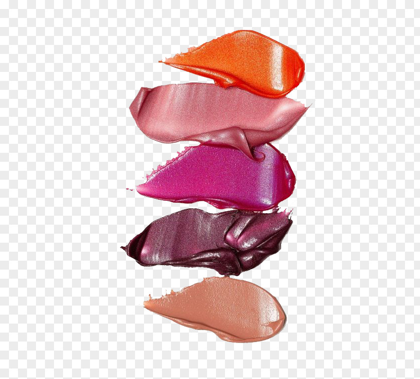 Multicolor Color Lipstick Smear Test Different Make-up Artist Cosmetics Artists Portfolio Book PNG