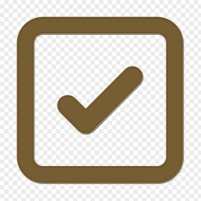 Web Application Icon Check Box With Sign PNG