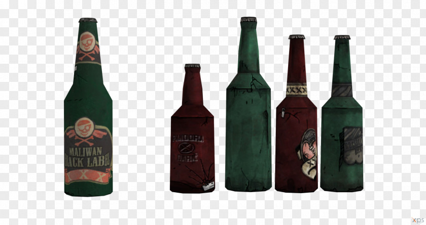 Beer Bottle Borderlands 2 Liqueur PNG