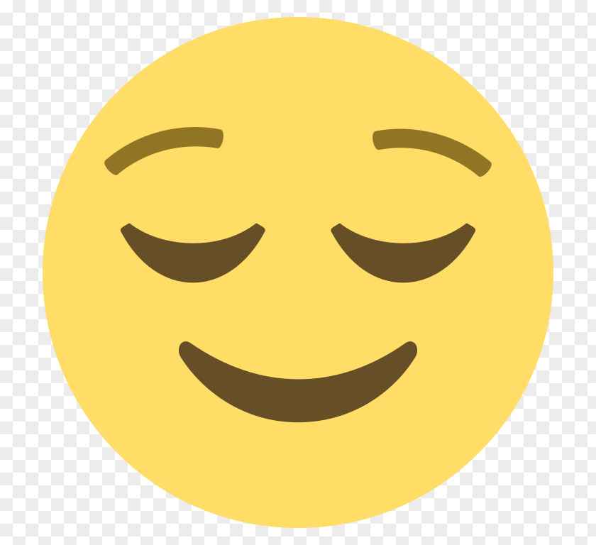 Iconfinder Icon Calm Face Emoji Domain Emoticon Smiley PNG