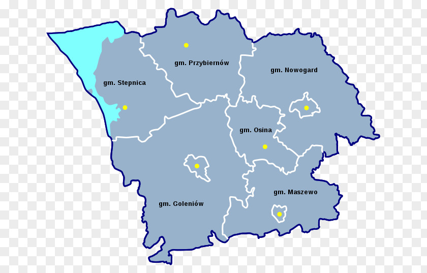Map Nowogard Stowarzyszenie Szanse Bezdroży Gmin Powiatu Goleniowskiego Szczecin Gmina Maszewo, West Pomeranian Voivodeship PNG