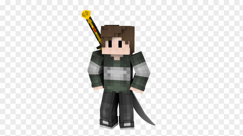 Minecraft Character Figurine PNG