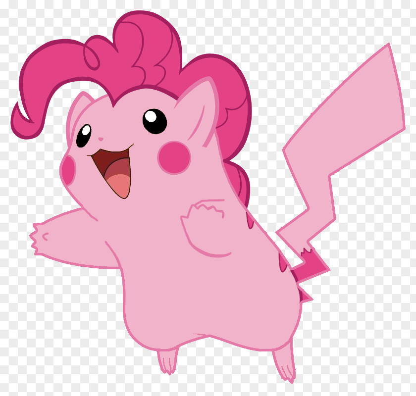 Pikachu Pinkie Pie Ash Ketchum Rainbow Dash Pokémon PNG