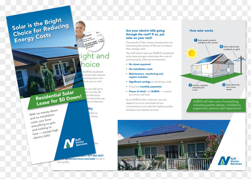 Solar Brochure Real Estate Brand PNG