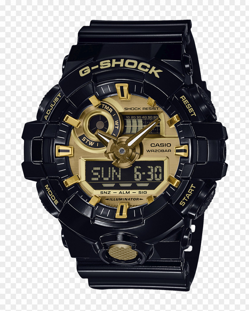 Watch G-Shock Casio Gold Water Resistant Mark PNG