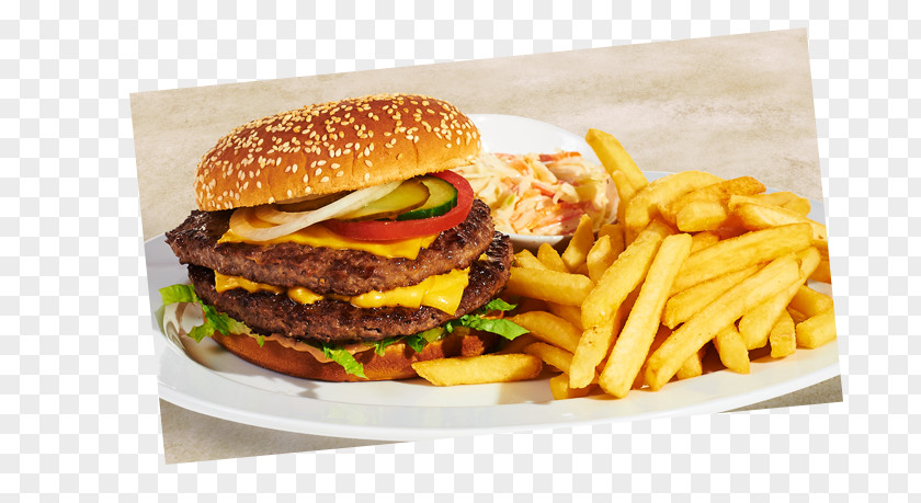 A Plate Of Cheese French Fries Cheeseburger Whopper Buffalo Burger McDonald's Big Mac PNG