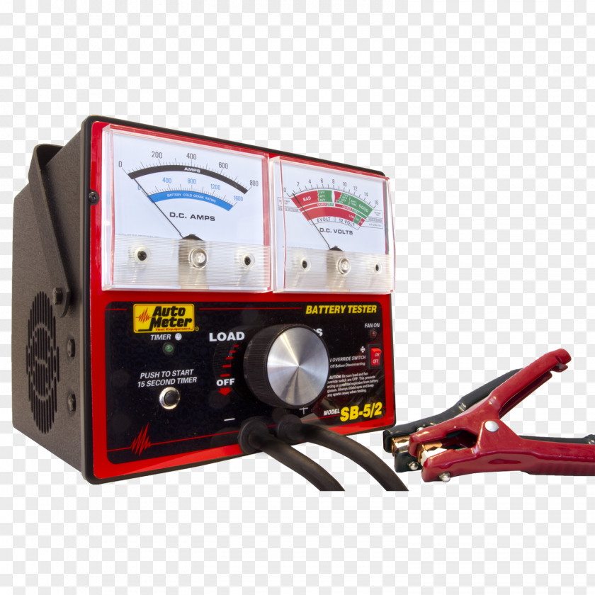 Car Battery Tester Charger Auto Meter Products, Inc. PNG