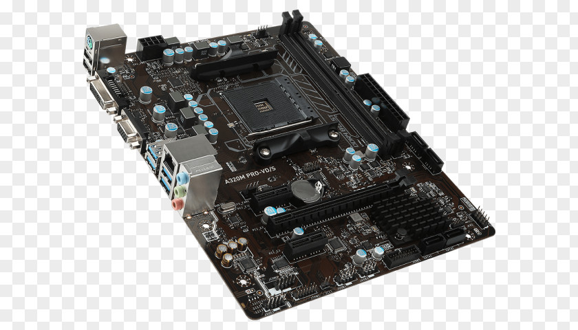 Design Of High-grade Honor Socket AM4 Motherboard MicroATX MSI A320M PRO-VD/S PNG