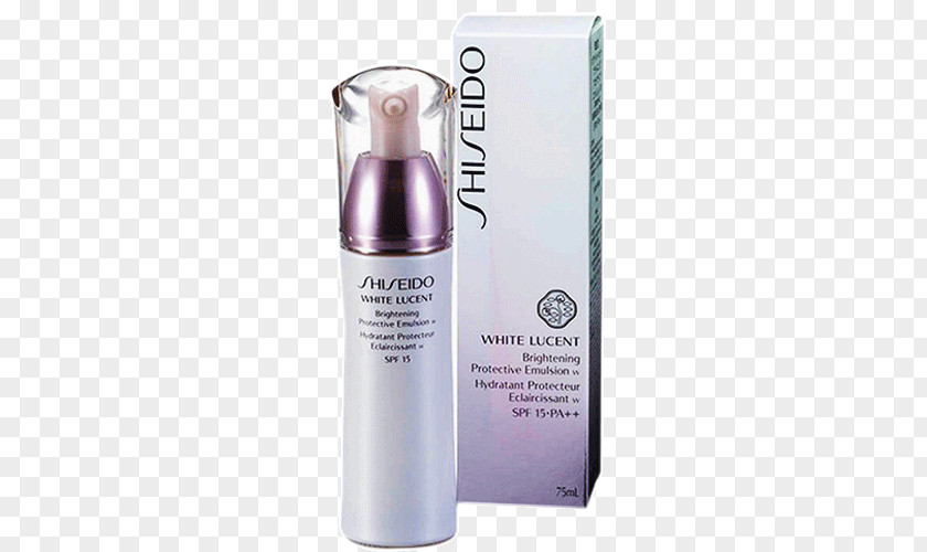 Emulsion Lotion Cosmetics Moisturizer Shiseido White Lucent Brightening Moisturizing W Protective PNG