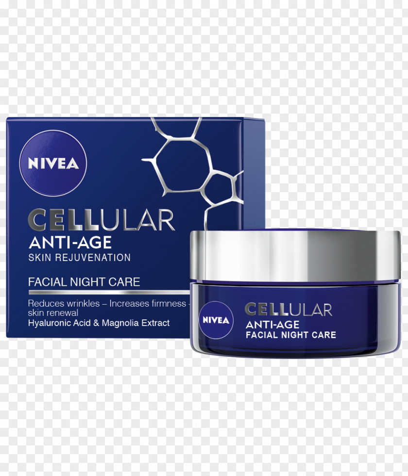 Face Anti-aging Cream NIVEA CELLular Anti-Age Day Wrinkle PNG