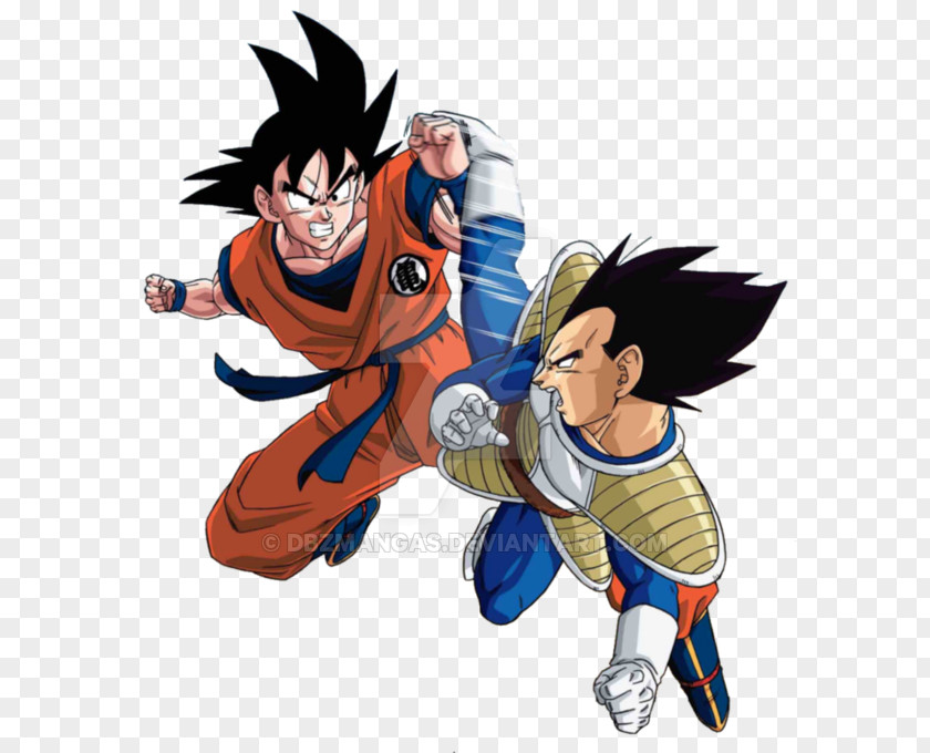 Goku Vegeta Majin Buu Gohan Frieza PNG