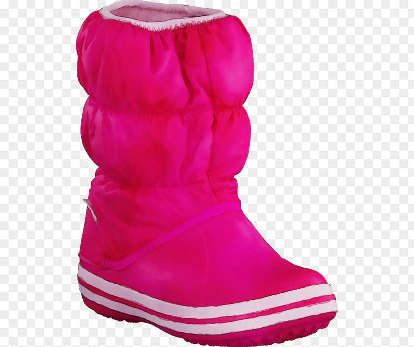 Magenta Shoe Footwear Pink Boot Snow PNG