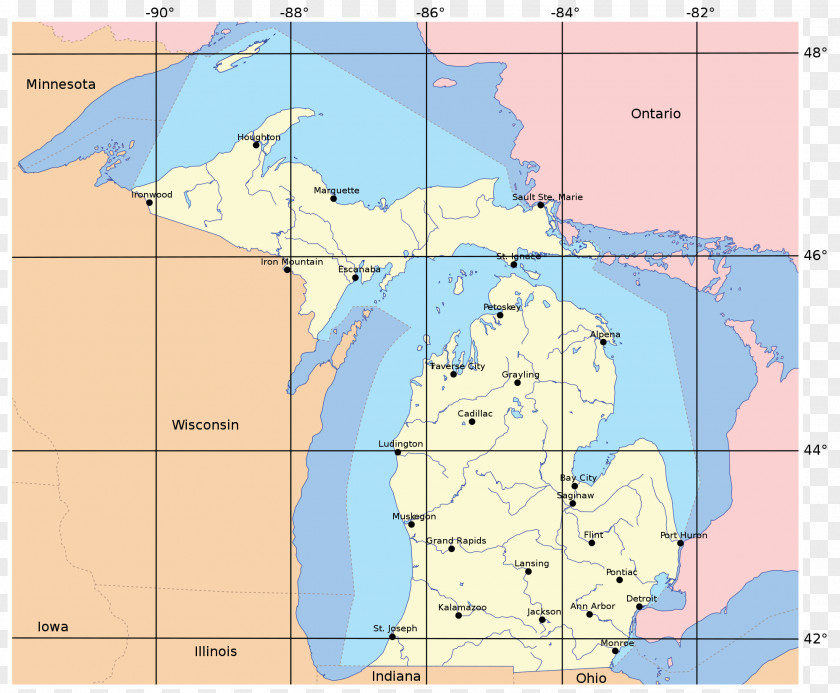 Map Dearborn Upper Peninsula Of Michigan Geography PNG