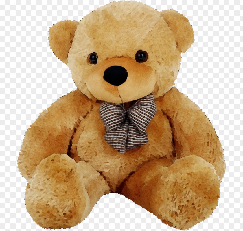 Beige Bear Teddy PNG