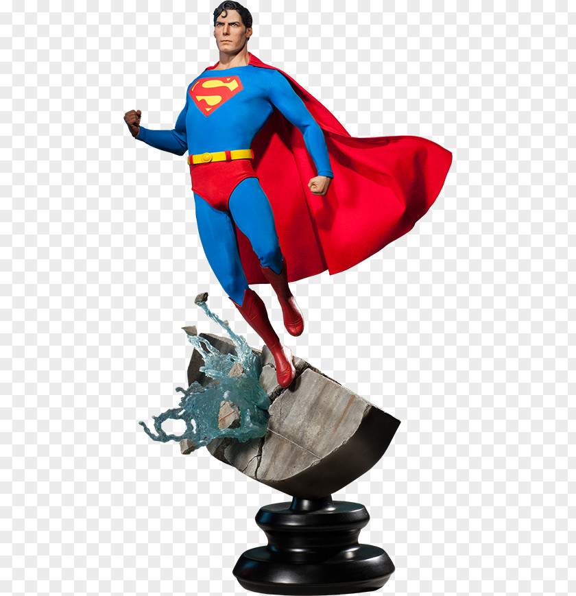 Christopher Reeve Superman Batman Action & Toy Figures Sideshow Collectibles DC Comics PNG