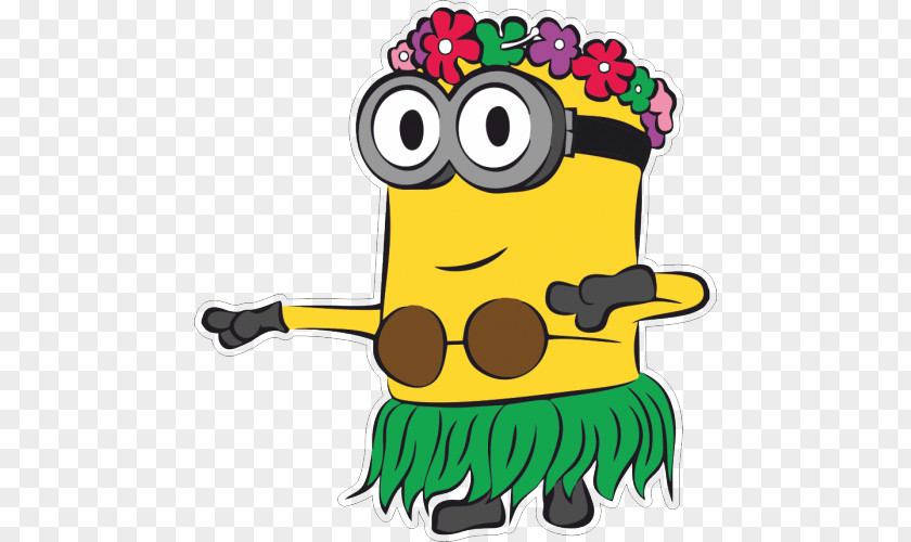 Clip Art Minions Luau Openclipart Image PNG