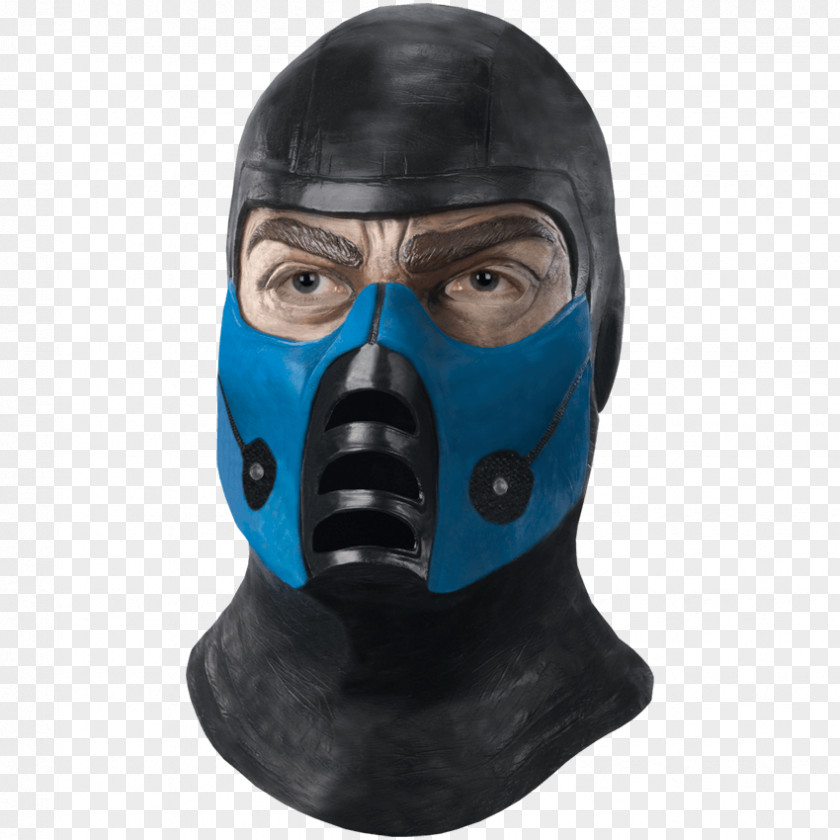 Scorpion Sub-Zero Mortal Kombat X Mask Halloween Costume PNG