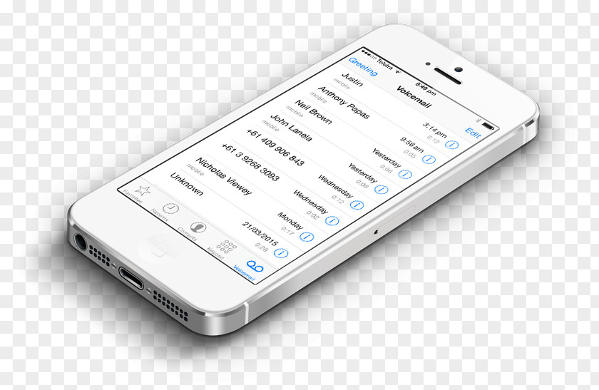 Voicemail IPhone 5 Cydia PNG