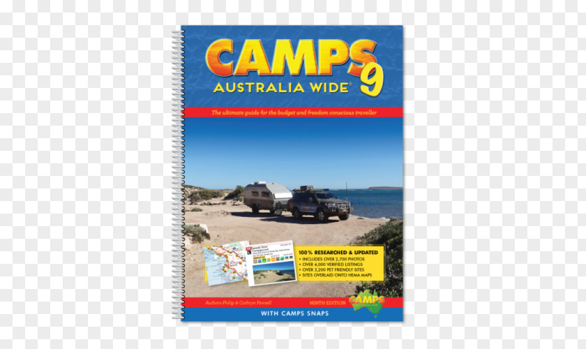 Australia Camps Wide 9 B4 Atlas Incl. Snaps 7: The Ultimate Guide For Budget And Freedom Conscious Traveller Hardcover Paperback PNG