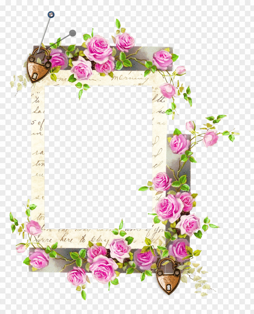 Flower Floral Design Calligraphy Cut Flowers Picture Frames PNG