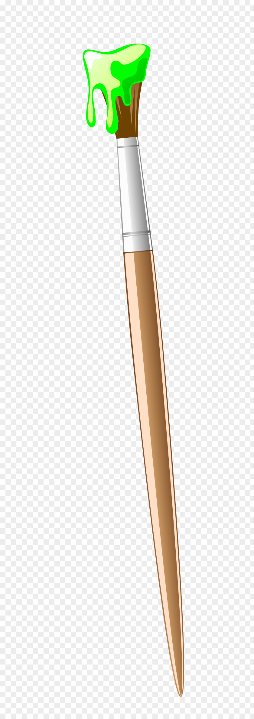 Green Watercolor Pen Weapon PNG