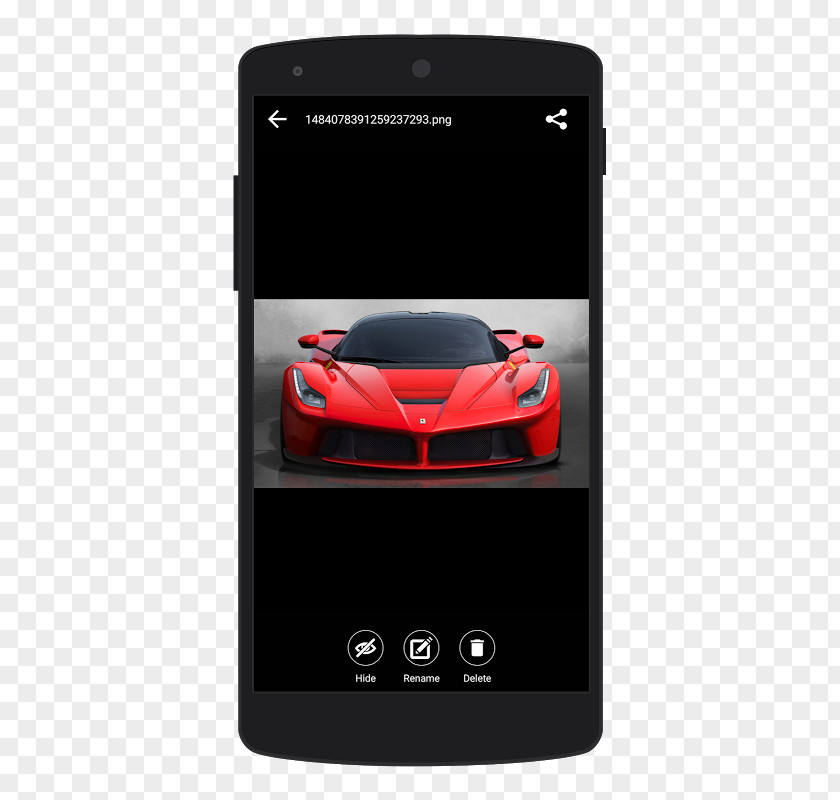 Sports Car 2014 Ferrari LaFerrari Smartphone PNG