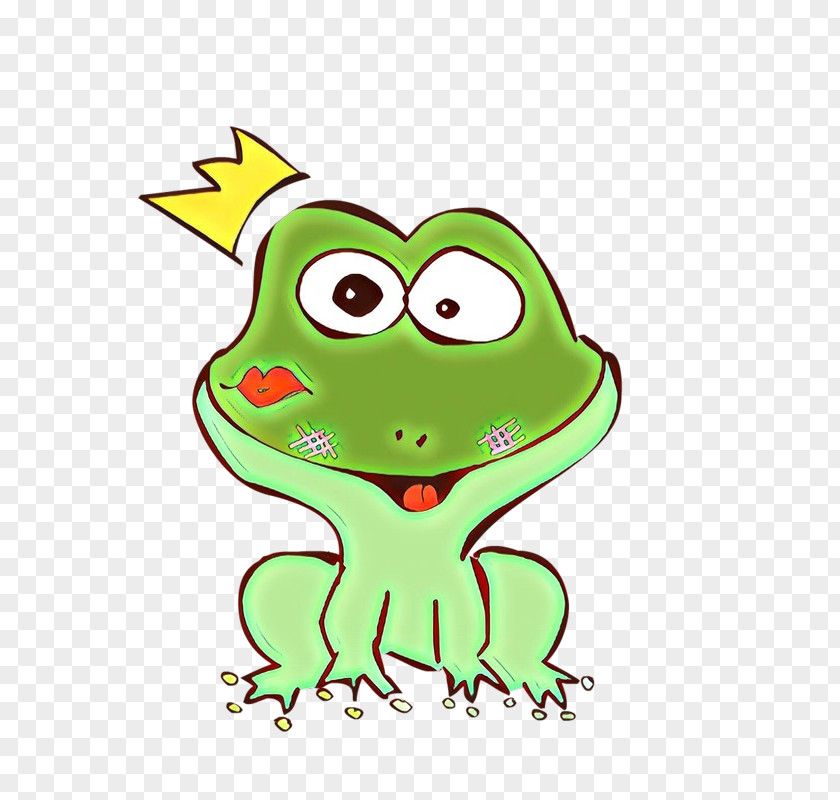 Green Frog Cartoon True Tree PNG