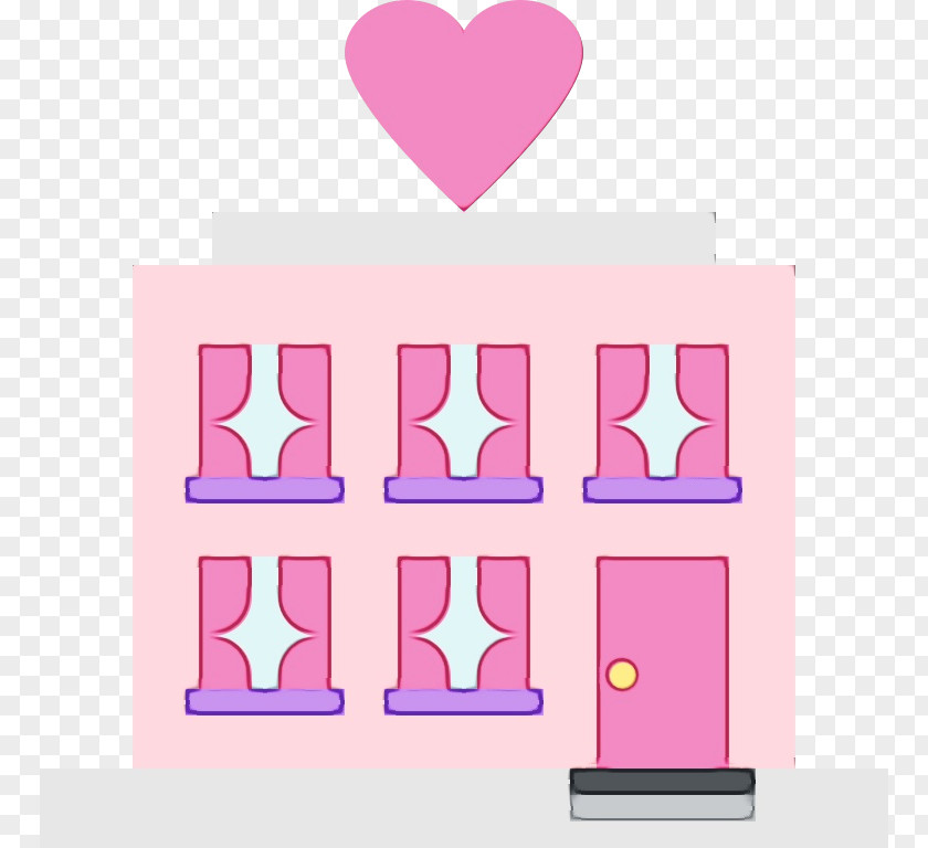 Rectangle Heart Background Emoji PNG