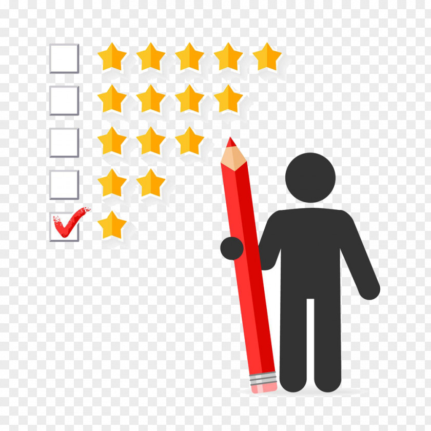 Star Rating Text Graphic Design Illustration PNG