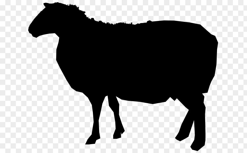 Vector Sheep Cattle Silhouette Royalty-free PNG