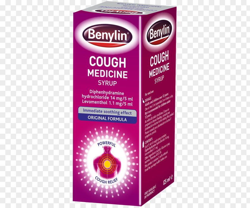 Cough Syrup Benylin Medicine Purple Drank Codeine PNG