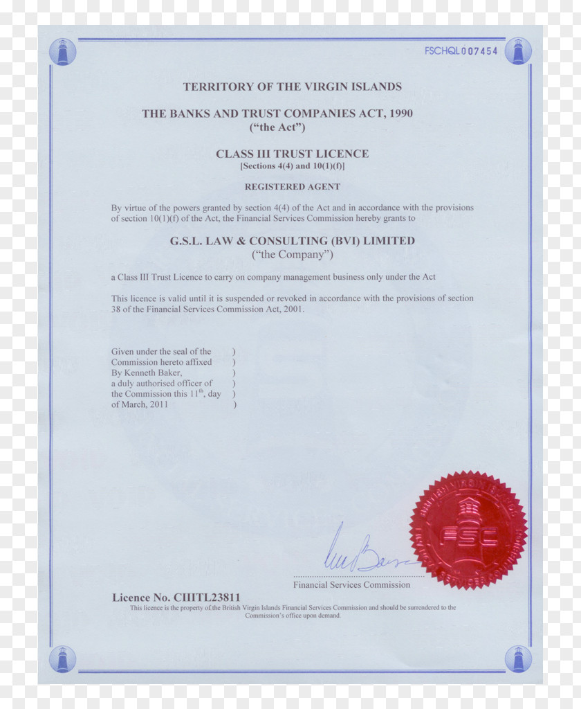 Foreign Certificate Document PNG