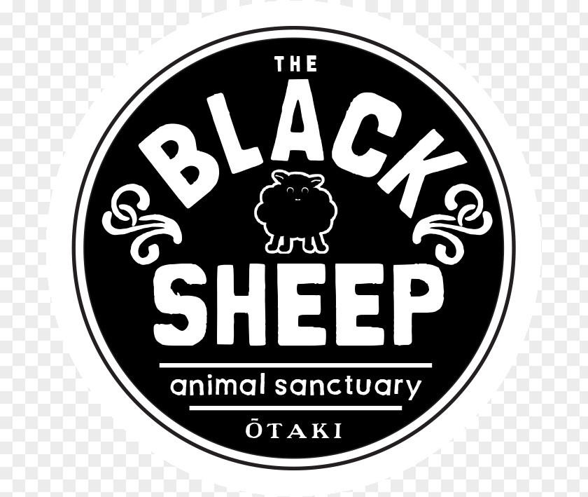 Sheep Black Animal Sanctuary Logo PNG