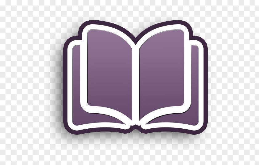 Violet Meter Open Book PNG