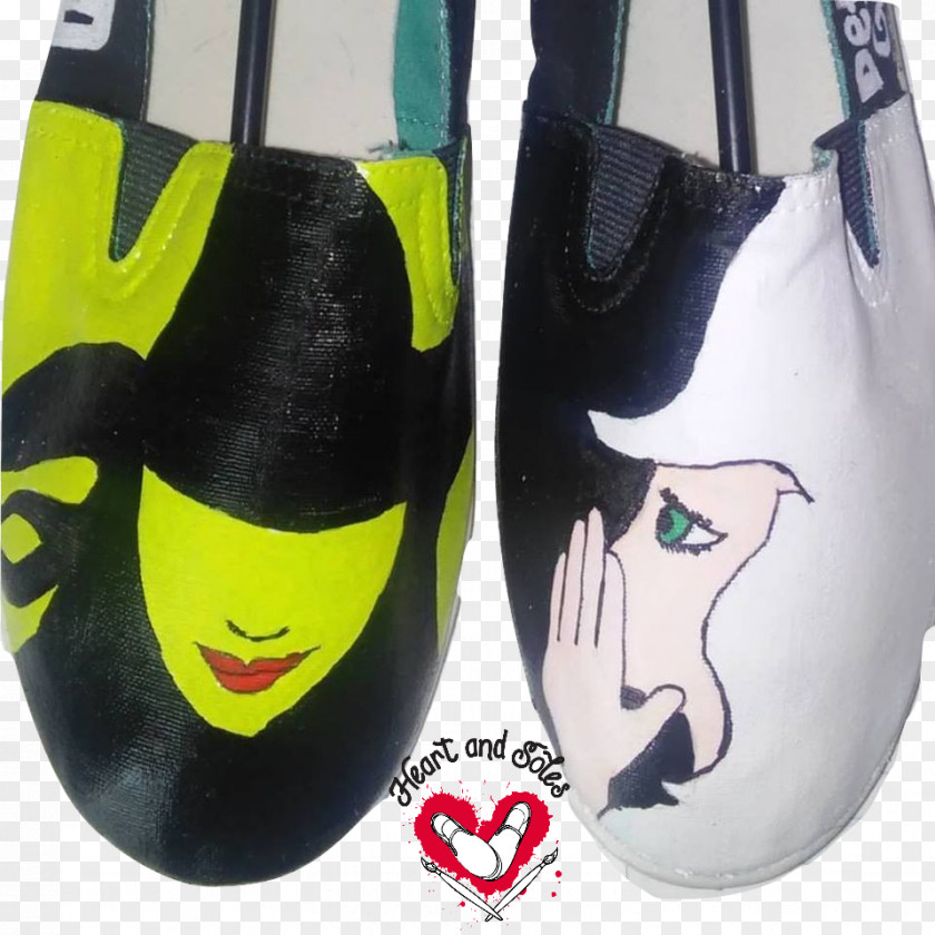 Hand Painted Blisters Slipper Wicked Witch Of The West Shoe Storenvy PNG