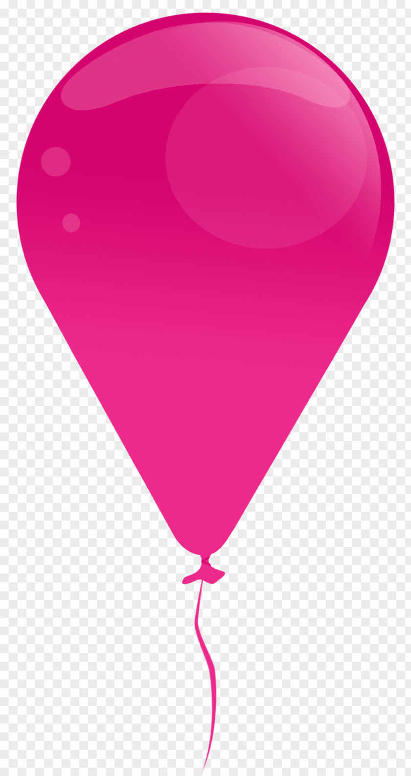 Host Business Hot Air Balloon Pink M Heart PNG