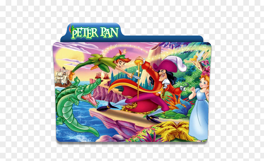 Peter Pan Tinker Bell Disney Fairies Captain Hook Desktop Wallpaper PNG