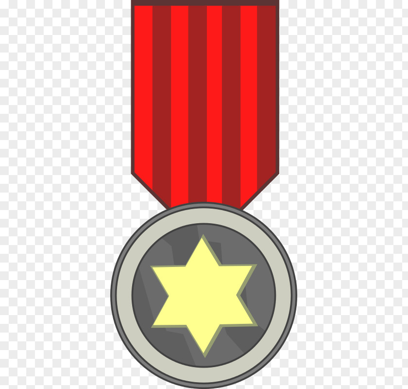 Red Tape Cartoon Medals Award Medal Ribbon Clip Art PNG