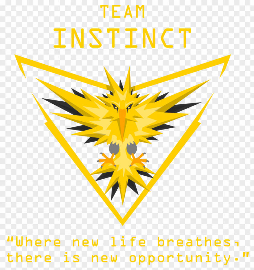 Team Logo Pokémon GO Zapdos Instinct Video Game PNG