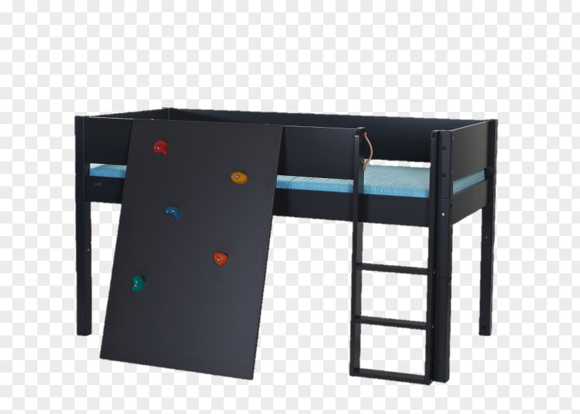 Climb The Wall Bunk Bed Desk Furniture Cot Side PNG