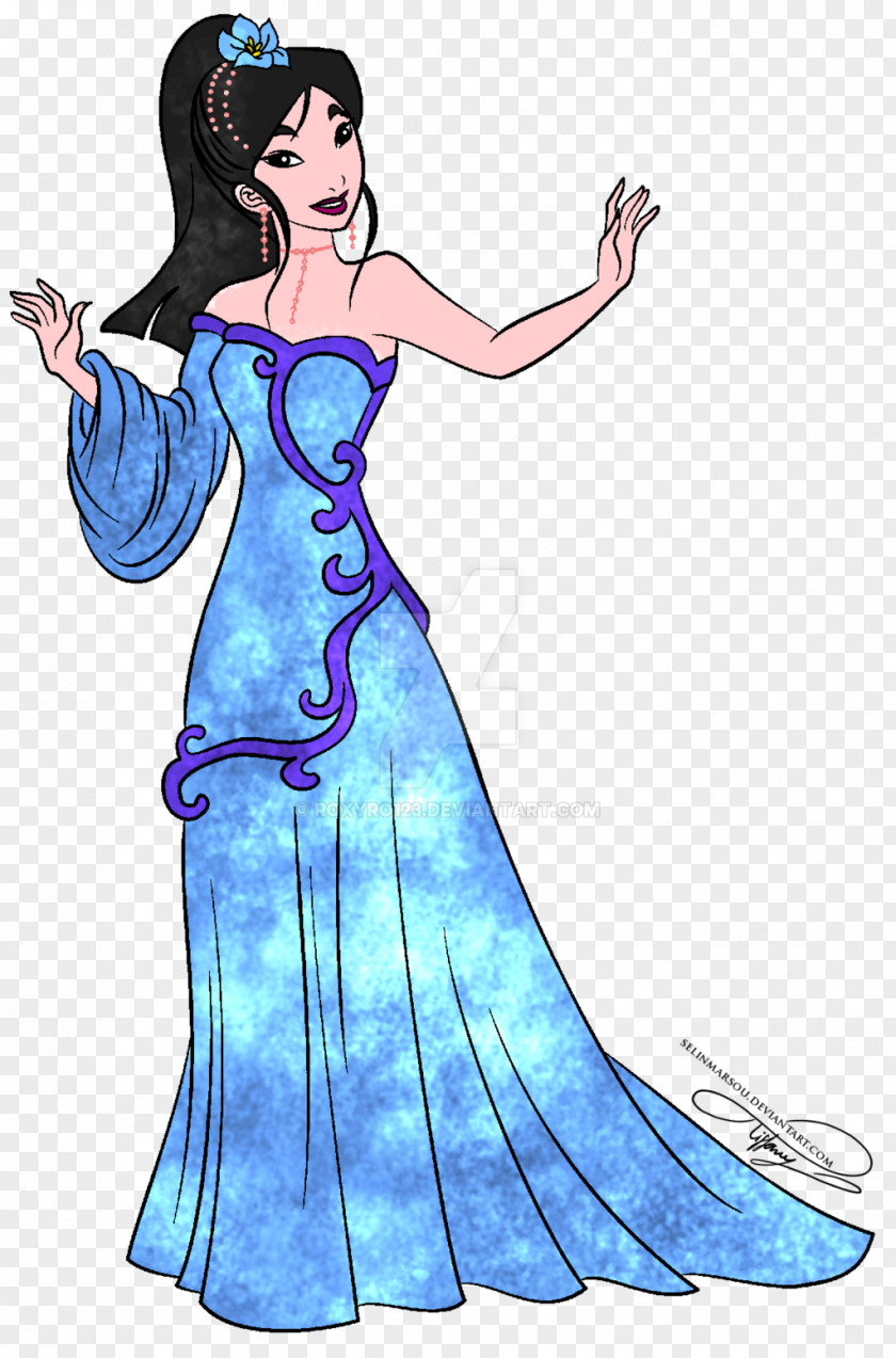 Fairy Gown Costume Design PNG