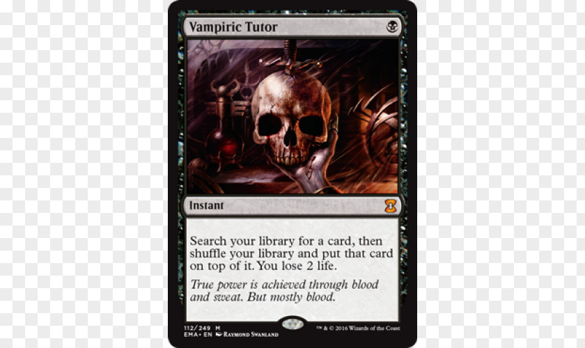 Magic: The Gathering Online Commander Vampiric Tutor Playing Card PNG