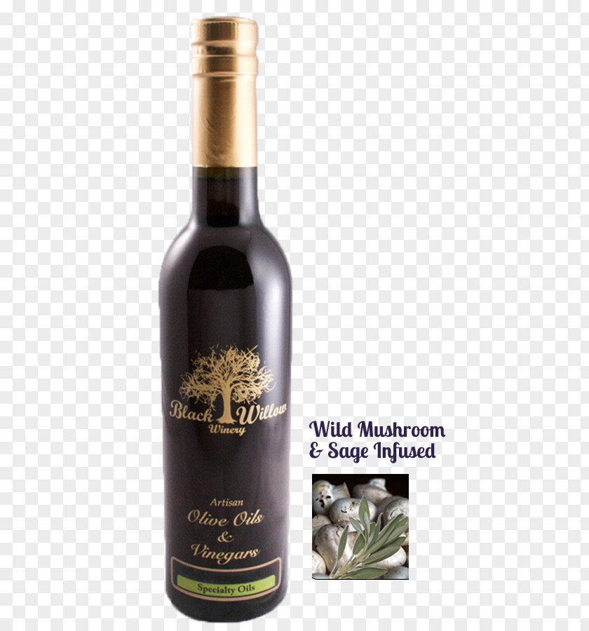 Wild Mushrooms Liqueur Dessert Wine Glass Bottle PNG