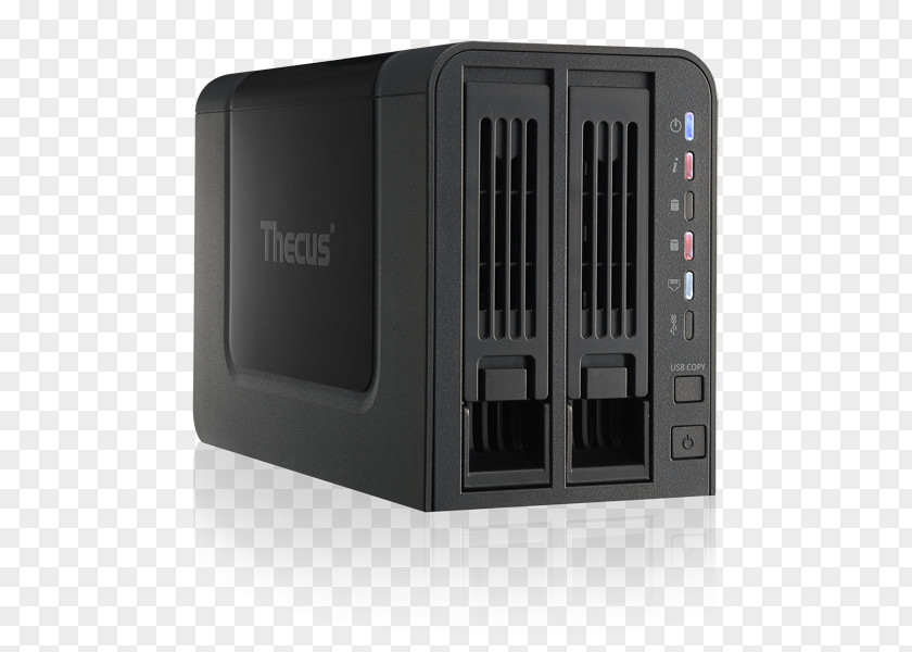 Bay Singel Thecus Network Storage Systems RAID QNAP Systems, Inc. Hard Drives PNG