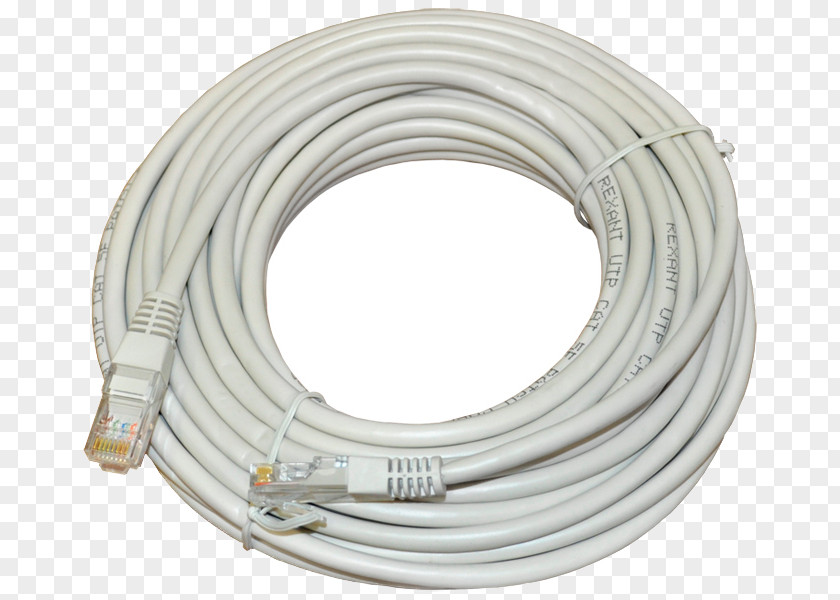 Ethernet Cable Patch Category 5 Twisted Pair Electrical Computer Network PNG