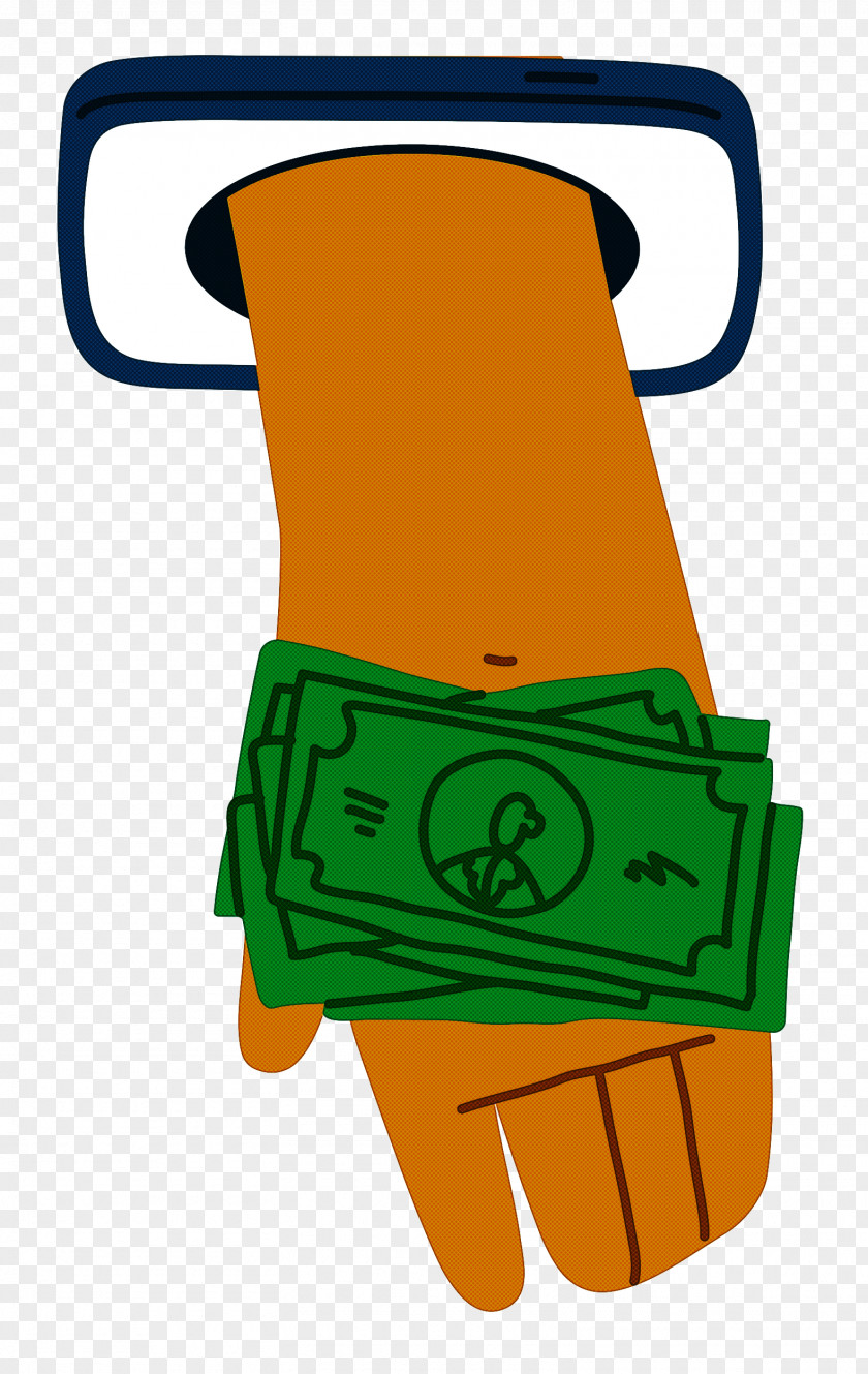 Hand Giving Cash PNG