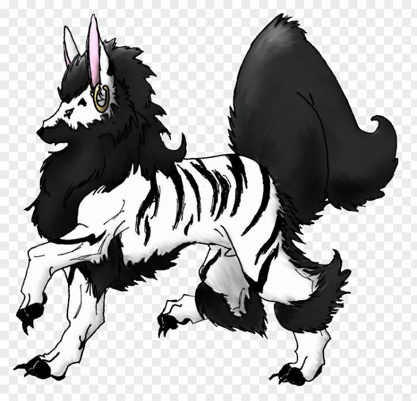Horse Canidae Dog Demon Cartoon PNG