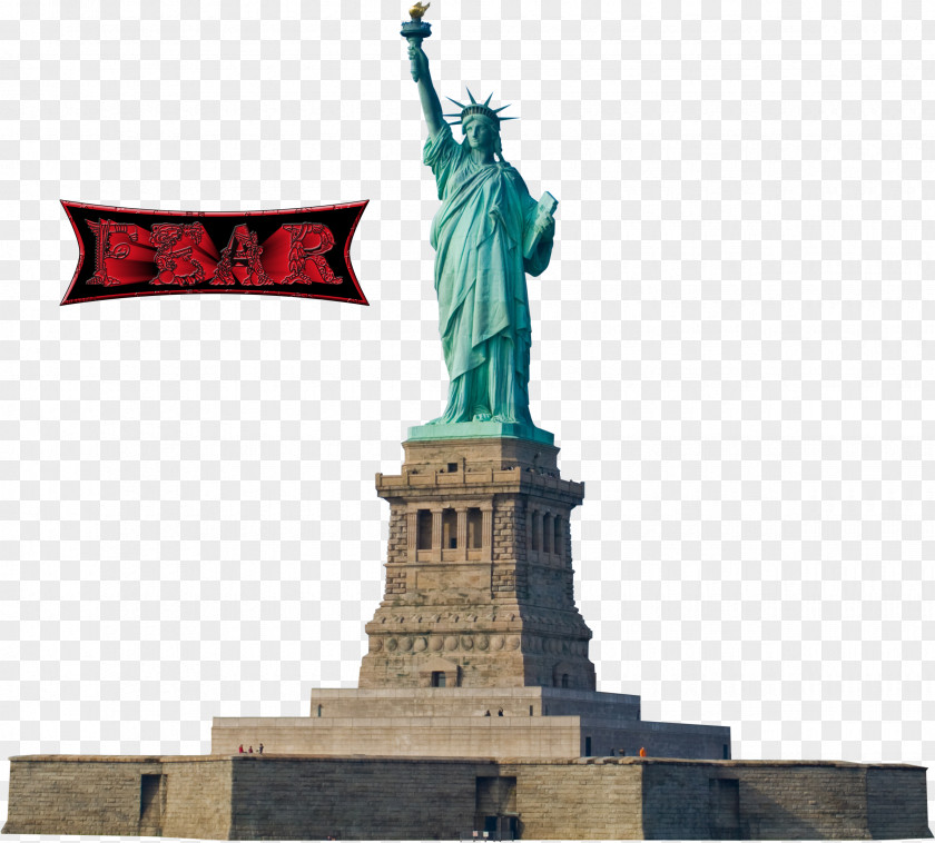 New York Statue Of Liberty Ellis Island Illustration PNG