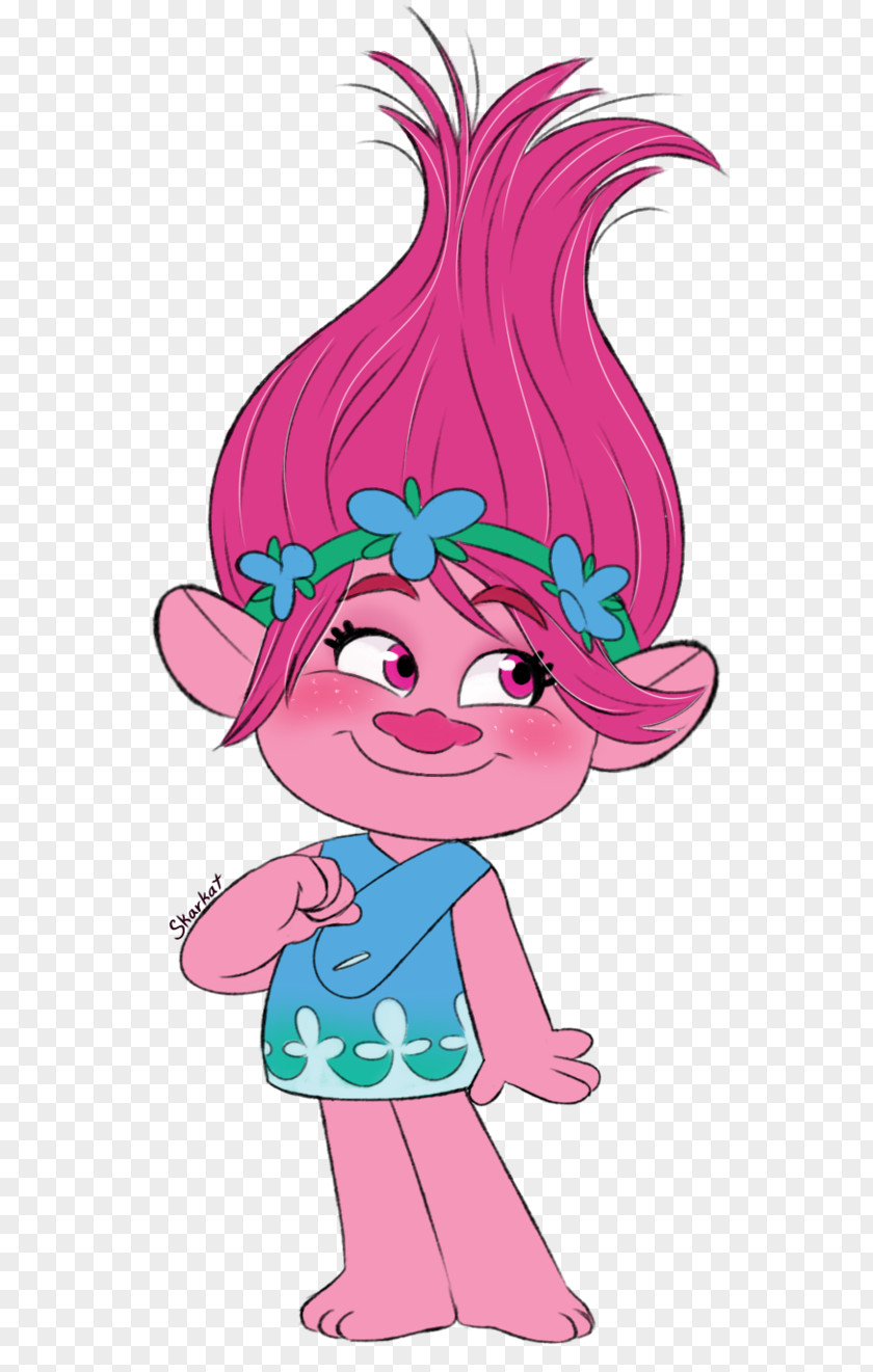 Poppy Trolls Drawing DreamWorks Art PNG