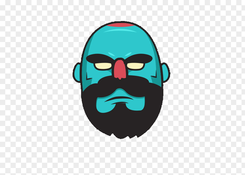 Blue Bearded Head Bluebeard PNG